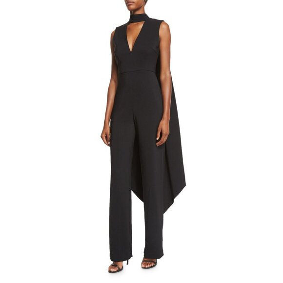 Rachel Gilbert Leandra Black Jumpsuit NWT Size 8 - Picture 1 of 16